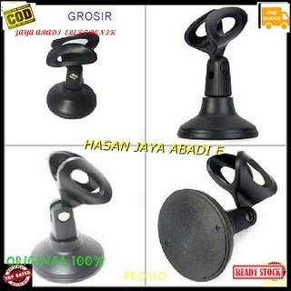 G149 ORIGINAL STAND MIC MICROPHONE MINI BESI KAKI BULAT STANDING MIK PENDEK HOLDER ORIGINAL MICROPHO