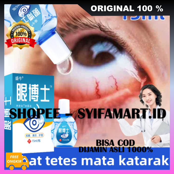 Obat Tetes Mata Pterigium Menghilang Dalam Semalam Glaukama, Katarak, Rabun Jauh, Hiperopia 100% ORI