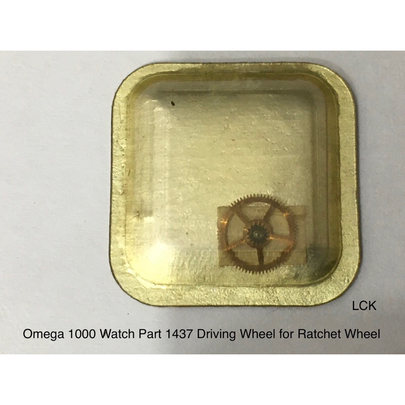 Omega 1000 Watch Part 1437 Driving Wheel for Ratchet Wheel / Omega 1000 Part 1437 untuk Mesin Jam Ta