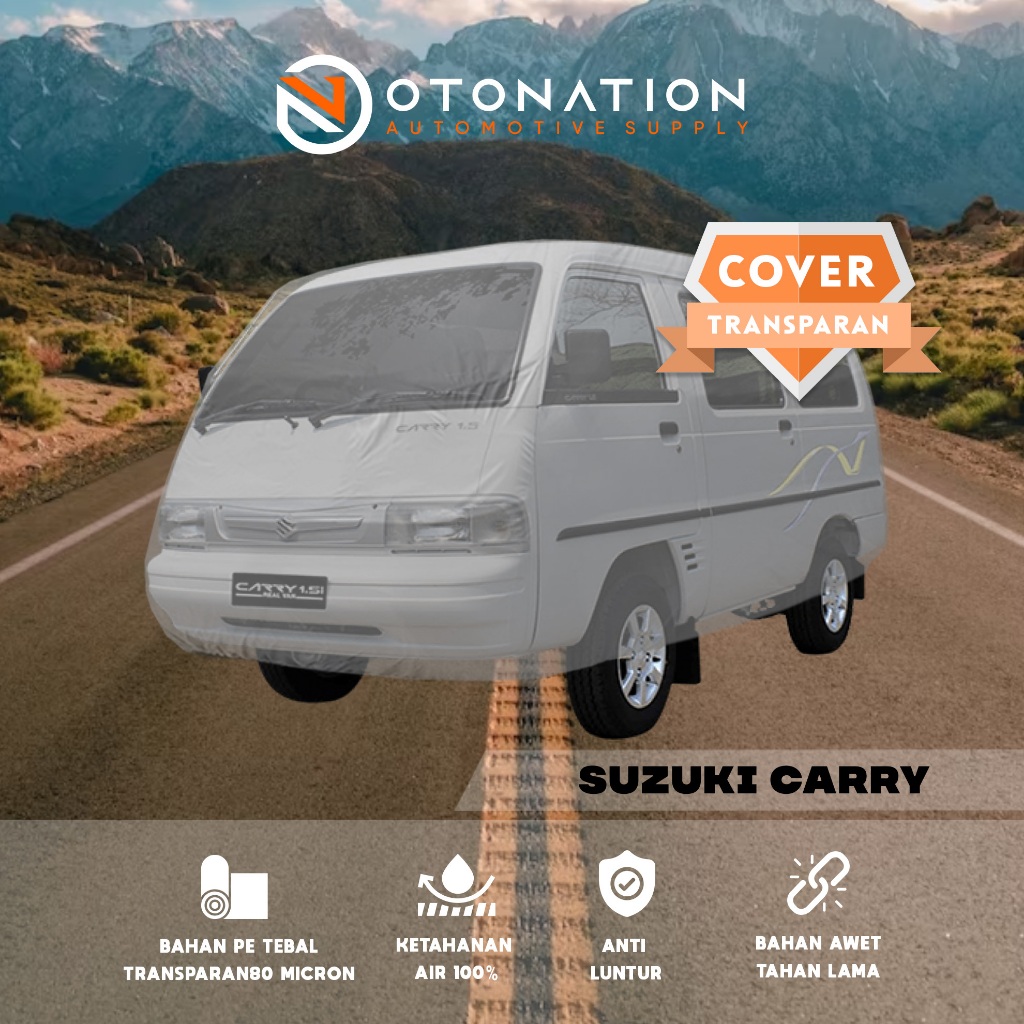 Cover Mobil / Selimut Mobil Suzuki Carry Transparan