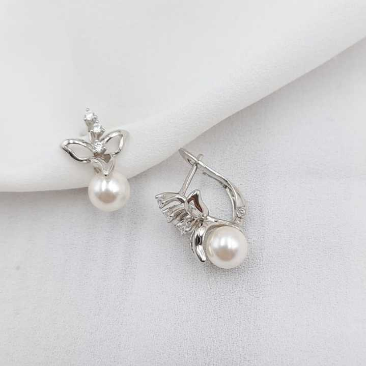 Xuping Anting Jepit Kasual Mutiara 709