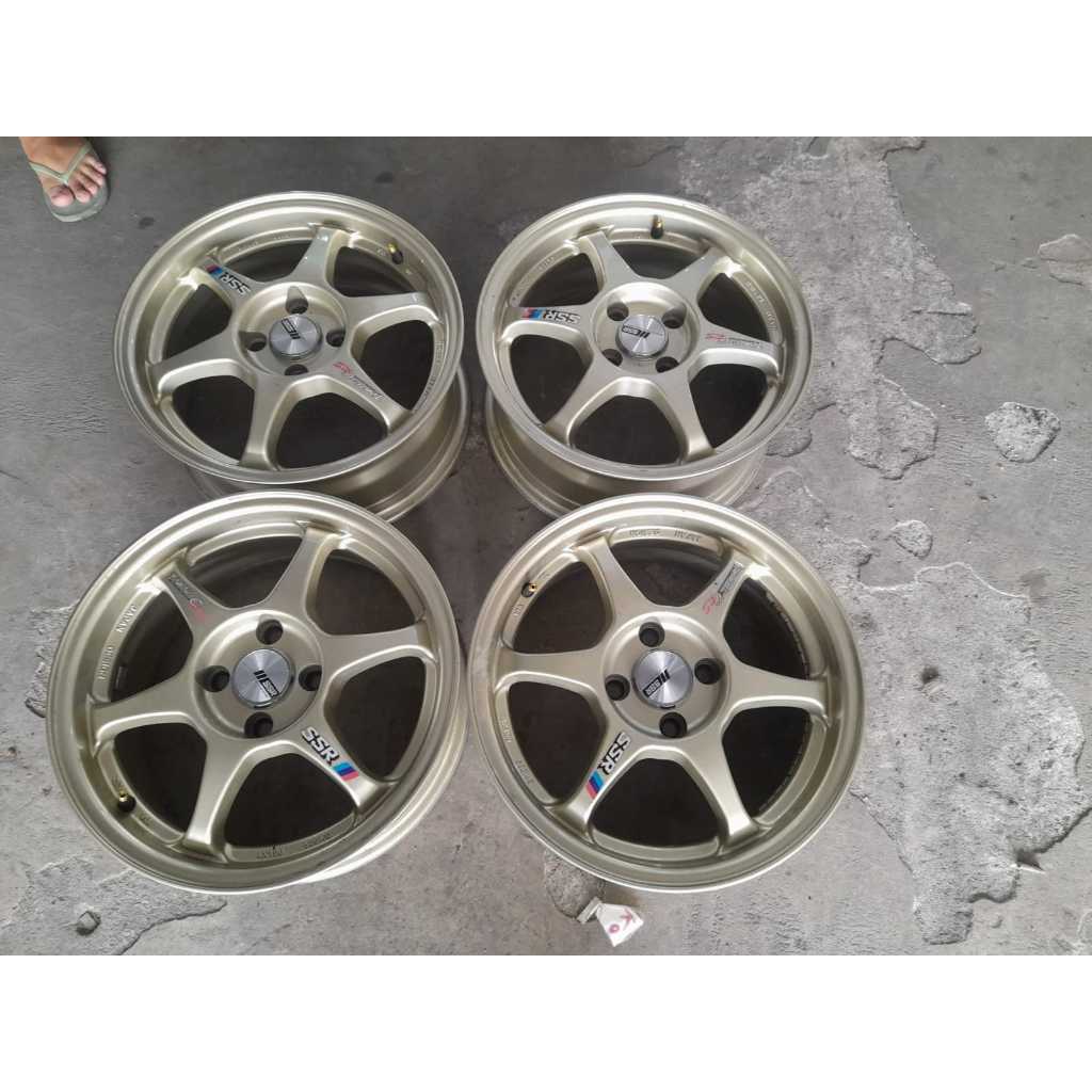 VELG MOBIL BEKAS R15 LUBANG 4 SSR R15X6,5 4X100ET38
