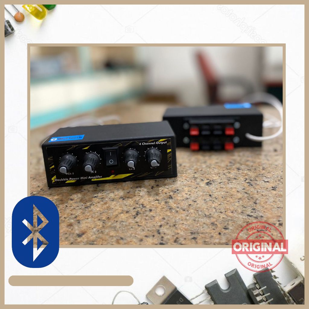 [BARU] Power Mini Ampli 4ch. Amplifier Mini 4 chanel 5volt