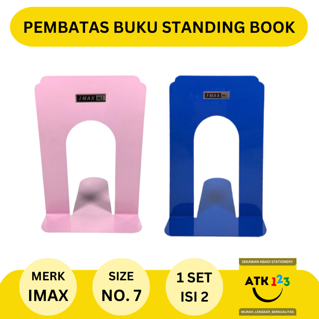 

Pembatas Buku / Book Stand Merk IMAX No. 7