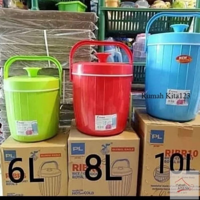 PROMO GLOBAL EAGLE RICE BUCKET/TERMOS NASI 8 EAGLE/RICE ICE BUCKET 6 GLOBAL EAGLE/TERMOS