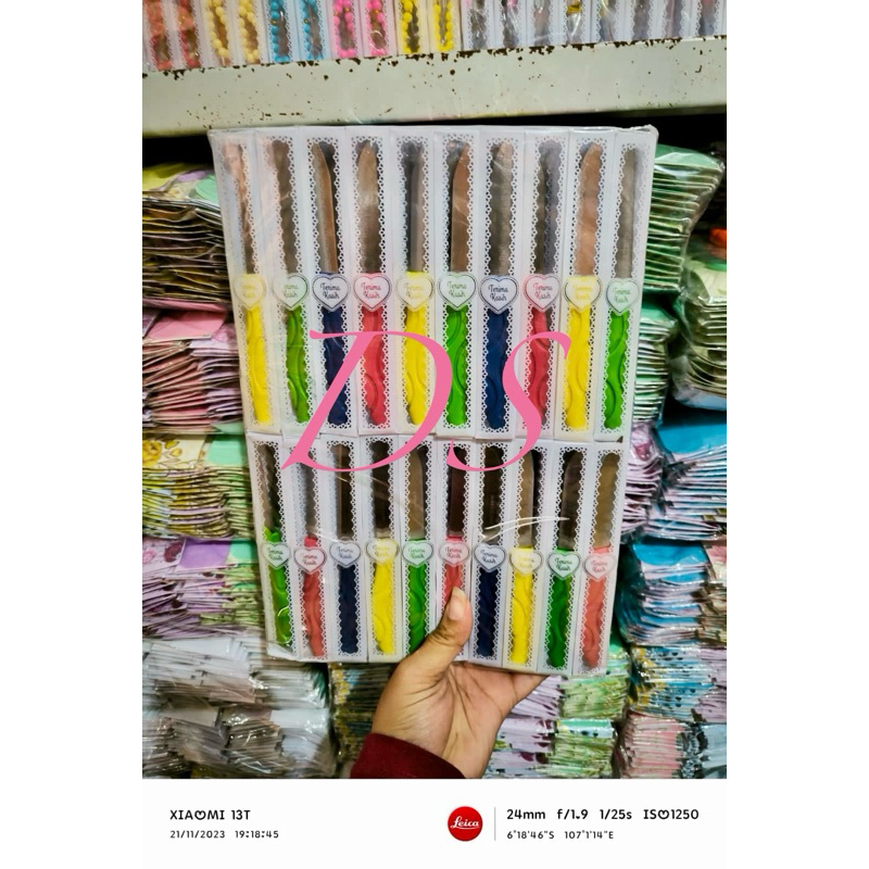 100 PCS Souvenir Pisau Buah Kecil Kemas Mika