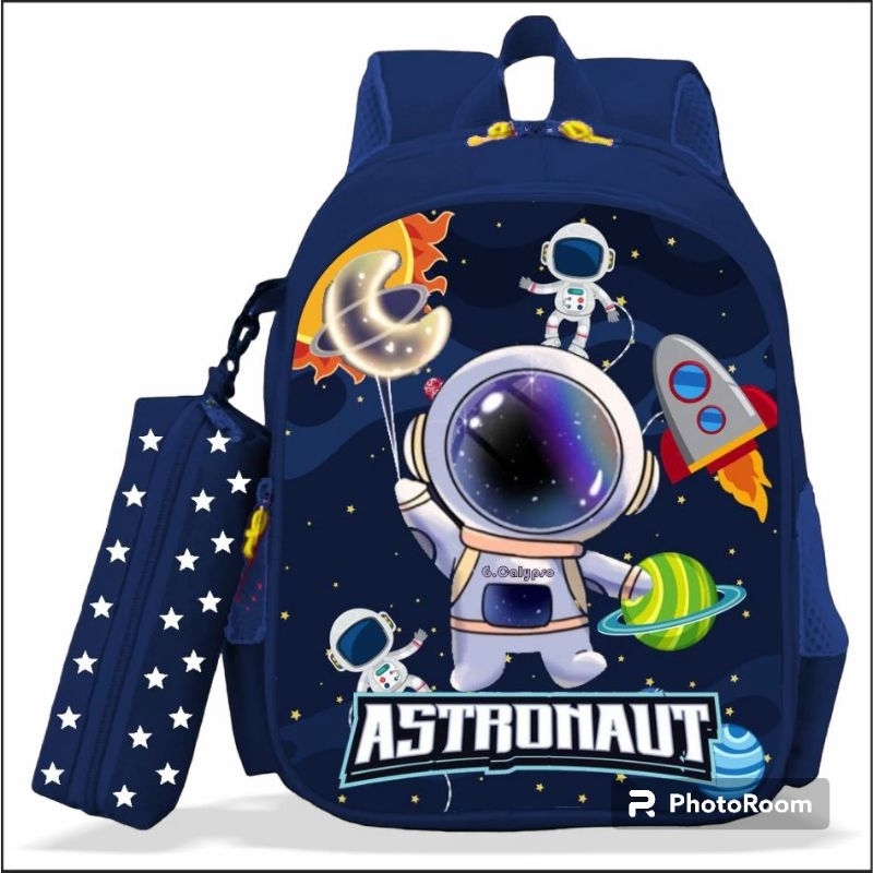 tas tk  laki tad anak laki laki tas karakter  tas astronot anak laki laki