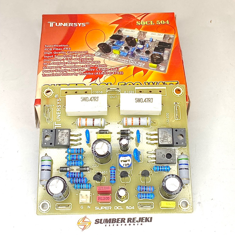 Kit Driver SOCL 504 Tunersys 500 Watt Original Product By Tunersys