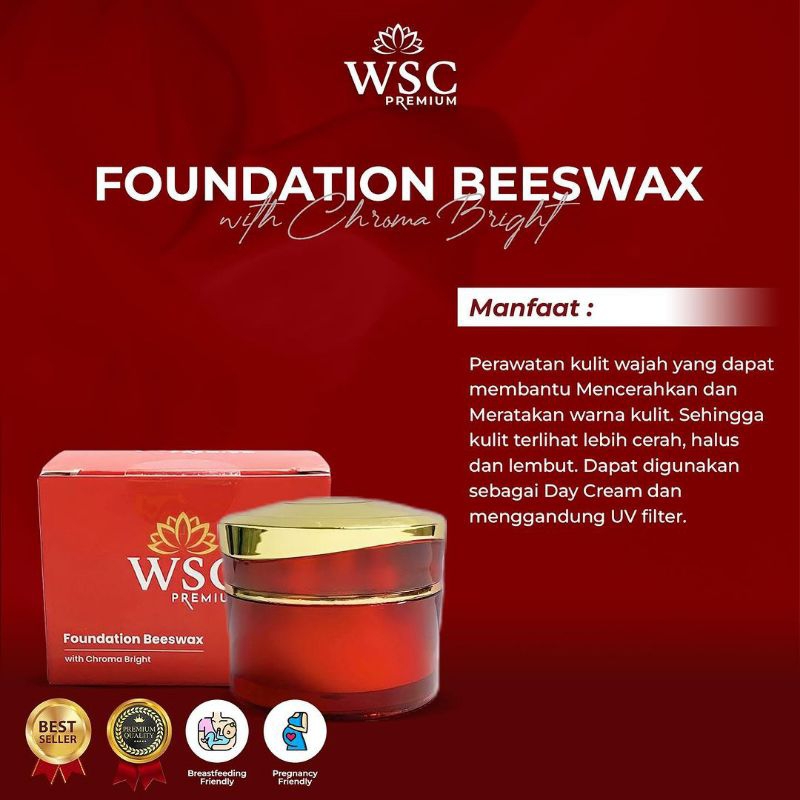 WSC ORGANIC FONDY BEESWEX/FOUNDATION WSC ORGANIC