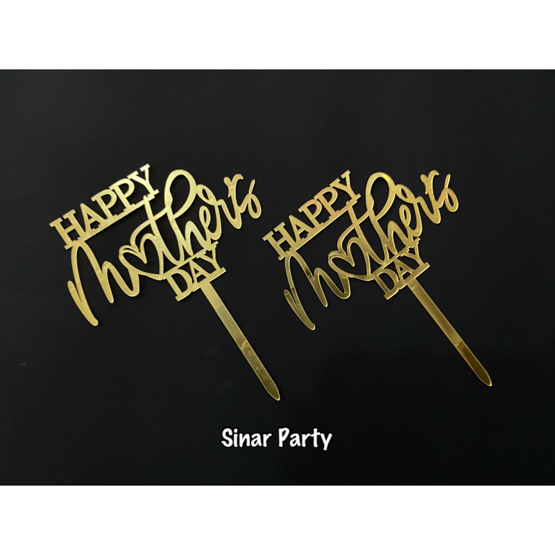 Topper Cake/Hiasan Kue Happy Mother Day