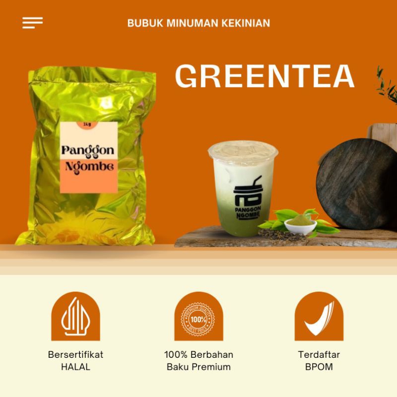 

Powder Minuman GreenTea & Matcha