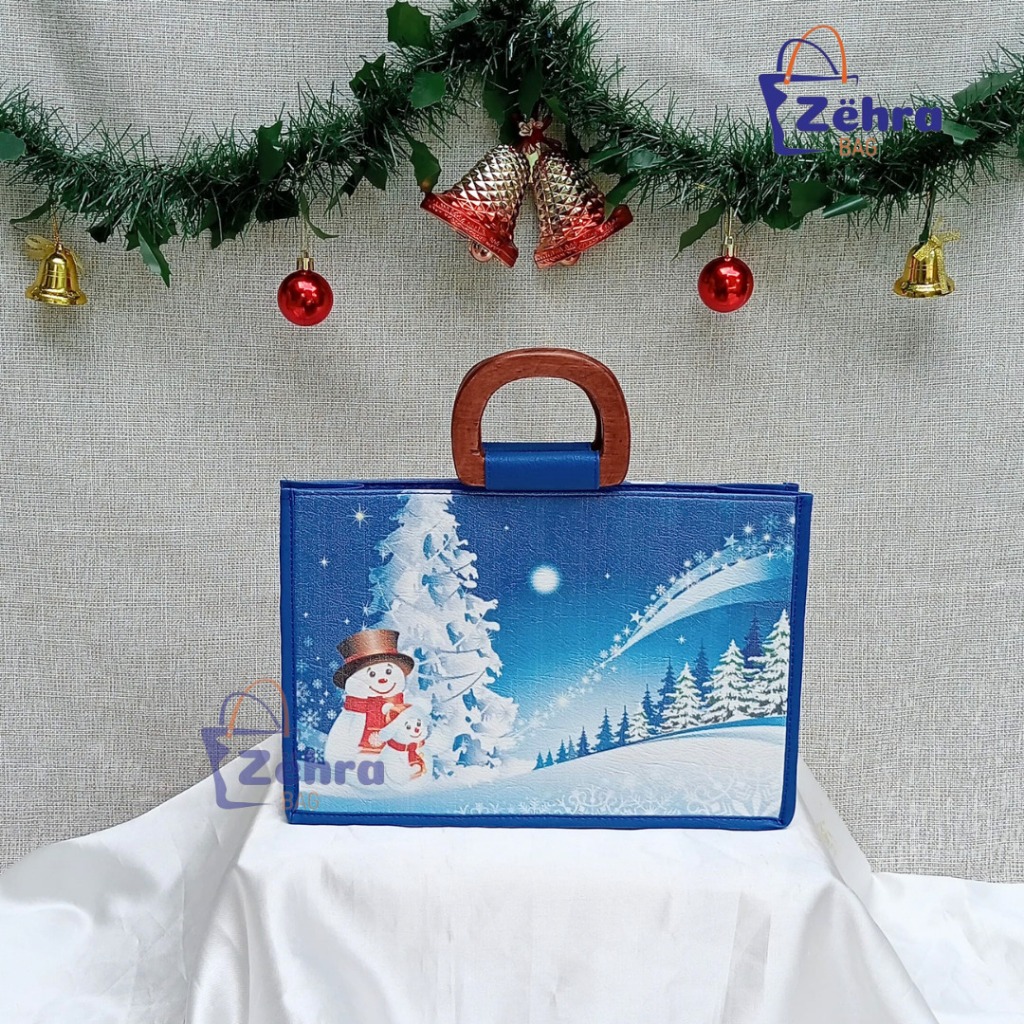 

TS-100 Tas Printing Tema Natal | Tas Cantik | Tas Hampers | Tas Natal | Tas Murah