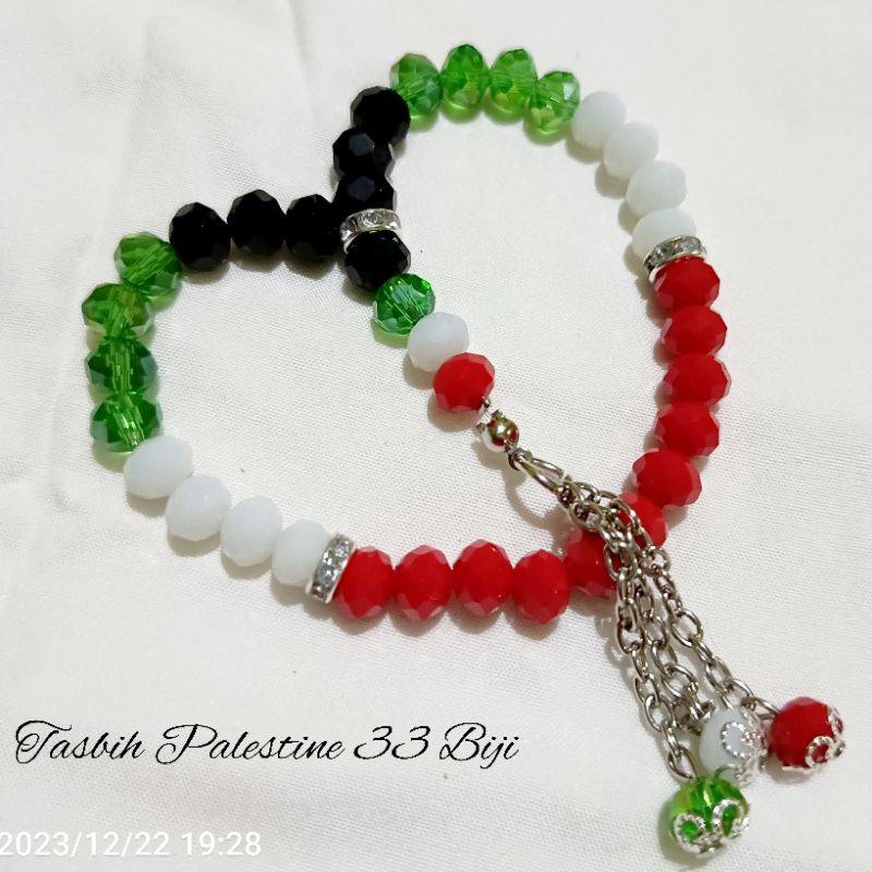 Tasbih palestine/Gelang palestine/tasbih kristal/gelang kristal/gelang terompah/tasbih 33/tasbih mur