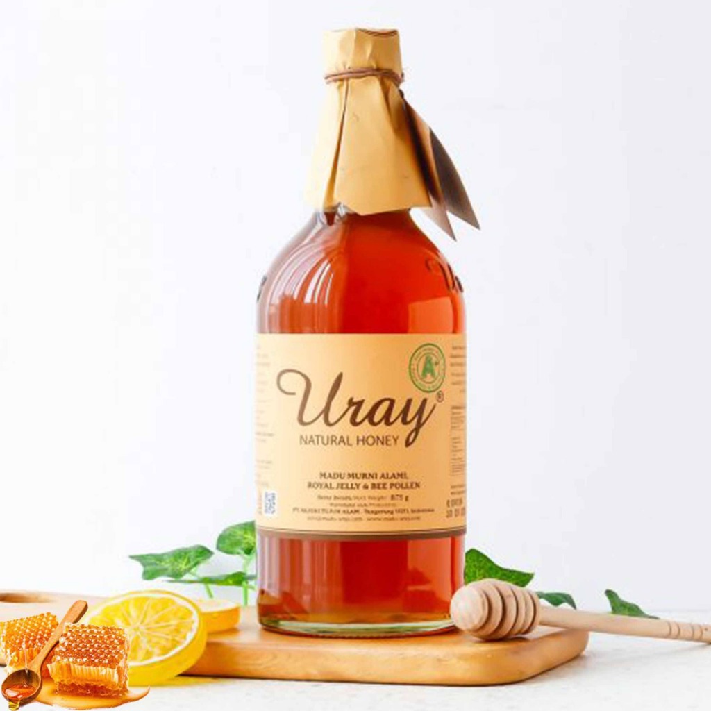 Natural Honey * Madu Uray * Madu Murni * Madu Lebah Hutan-Botol 875g