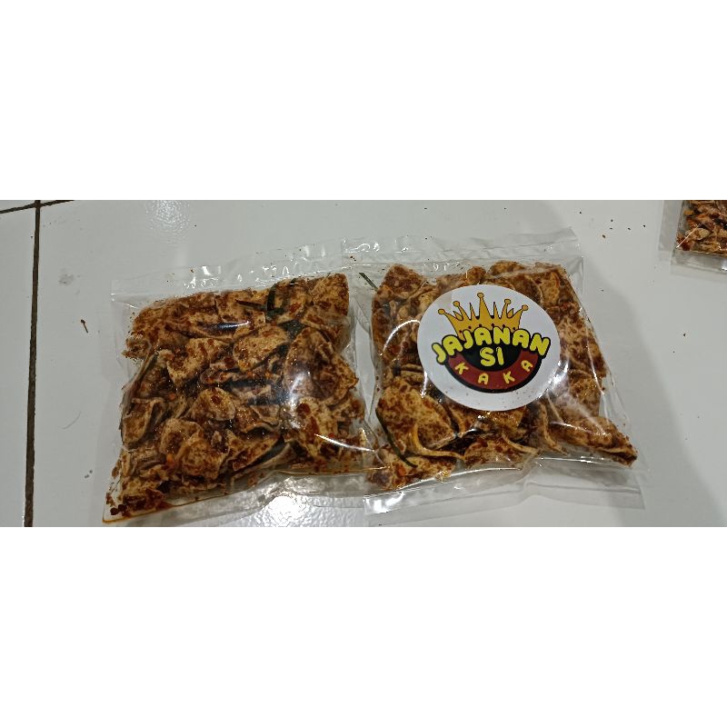 

Basreng pedas daun jeruk Kemasan hemat 100g