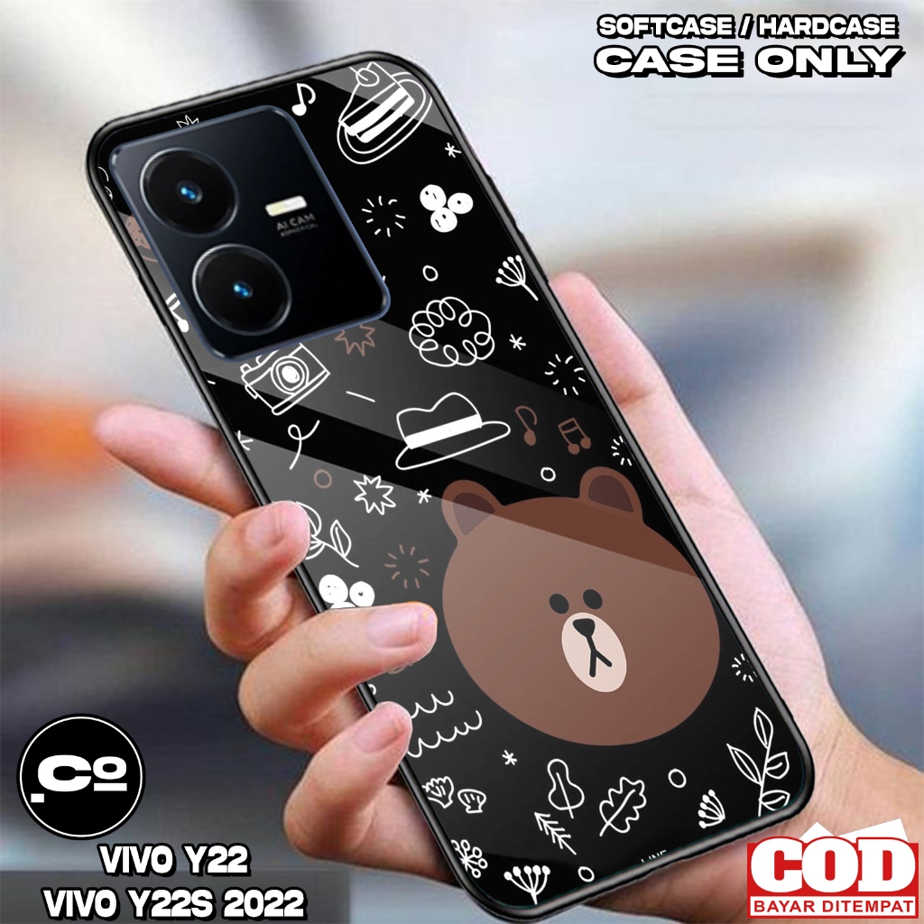 Case VIVO Y22 / VIVO Y22S 2022 - Casing VIVO Y22 / VIVO Y22S 2022 [ BEAR ] Silikon VIVO Y22 / VIVO Y