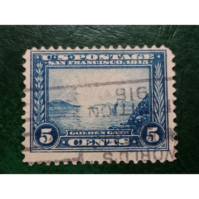 

Prangko USA 5 Cents Panama Pacific Exposition Tahun 1913 Used