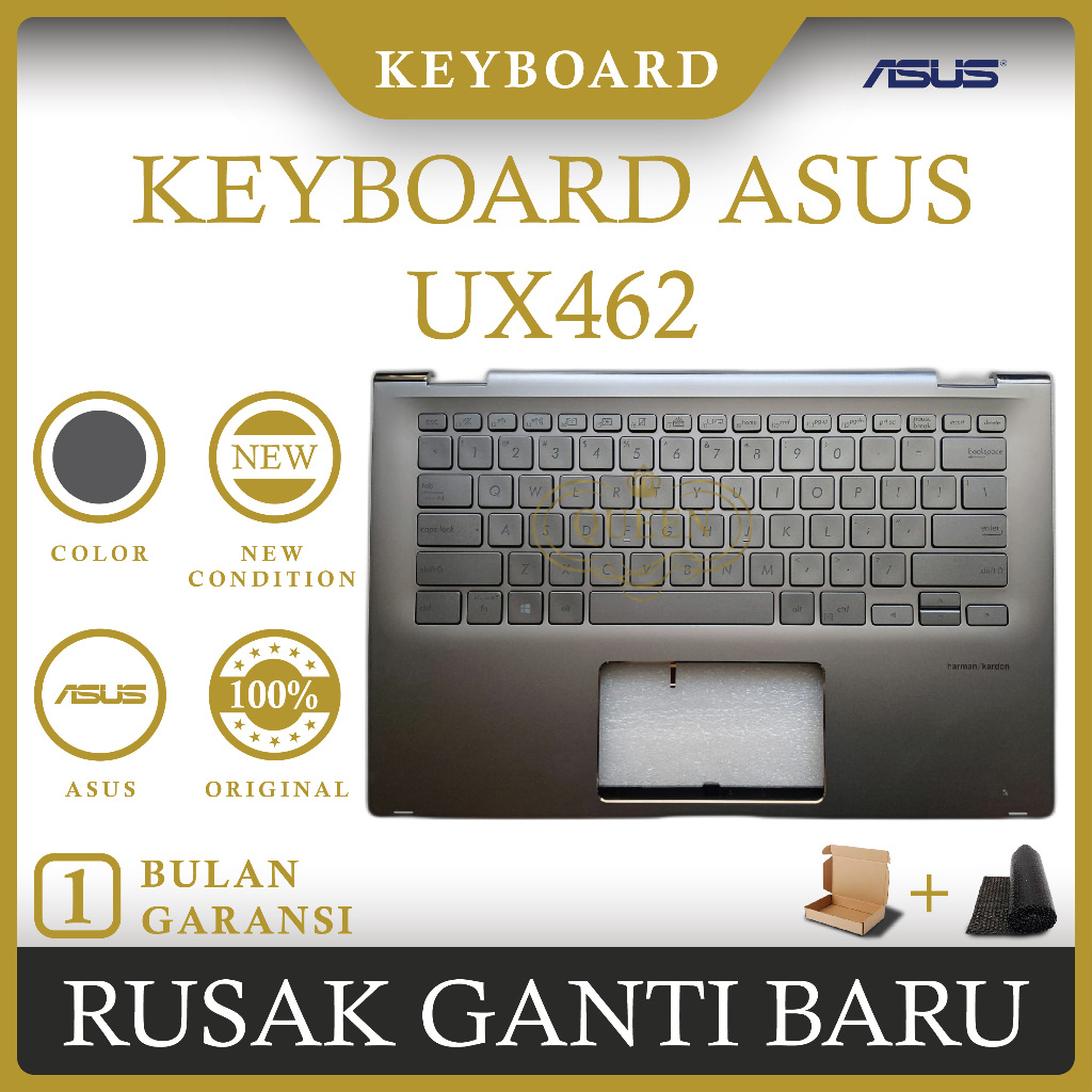 KEYBOARD FRAME LAPTOP ASUS Zenbook Flip 14 UX462 UX462DA ORIGINAL