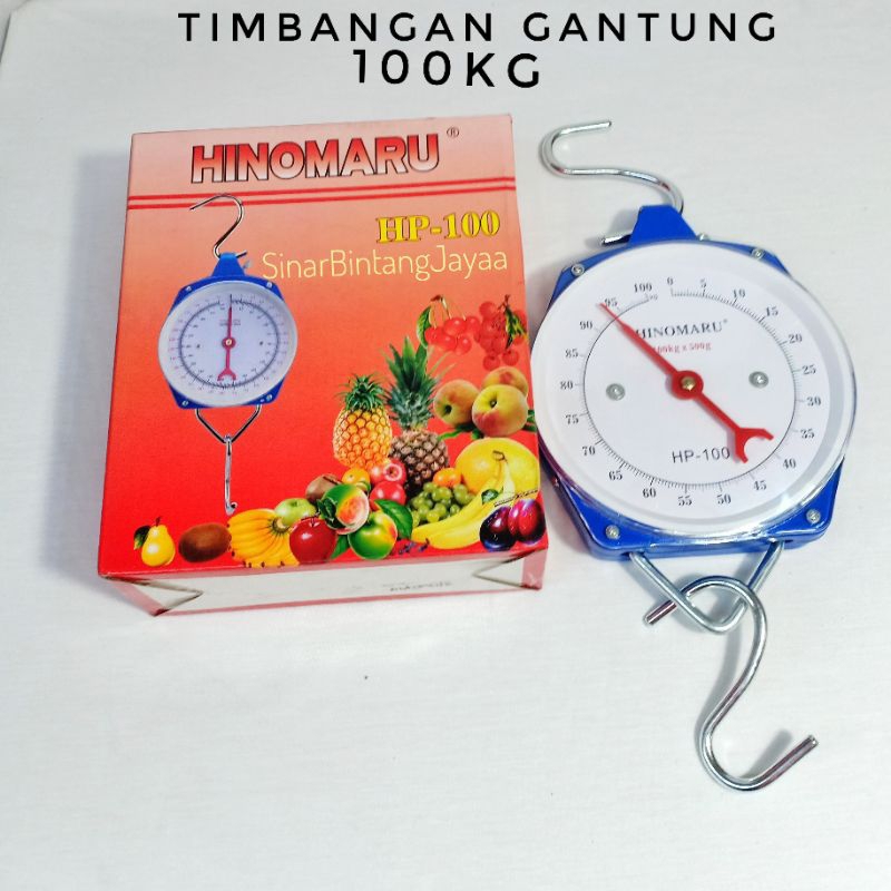 Timbangan Gantung 100kg Besi manual jarum / Timbangan Gantung Manual Jarum 100kg Besi