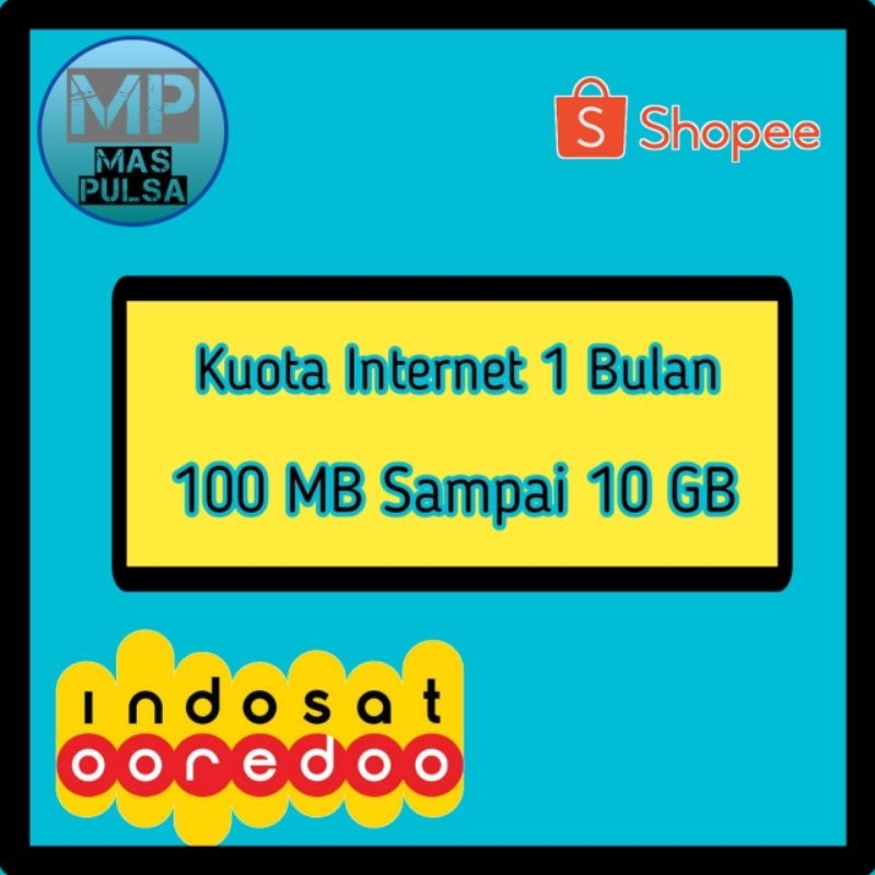 Kuota Internet 10GB 1 Bulan Indosat