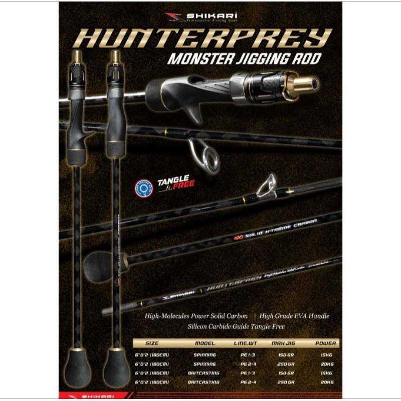 Joran Jigging Spinning Shikari Hunterprey
