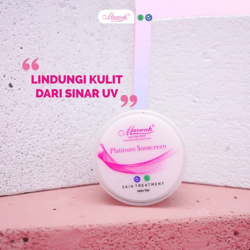 Marwah Official| Marwah Sunscreen Cream/ Krim Siang 10gr