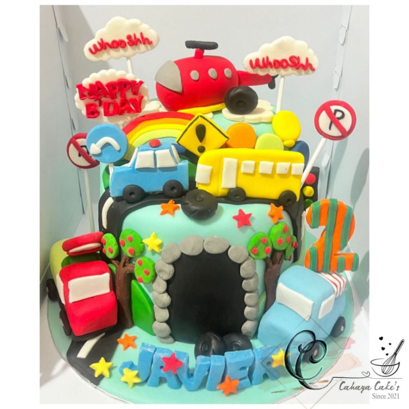 

Cars Cake / Kue Ulang Tahun Mobil / Kue Ultah Pesawat
