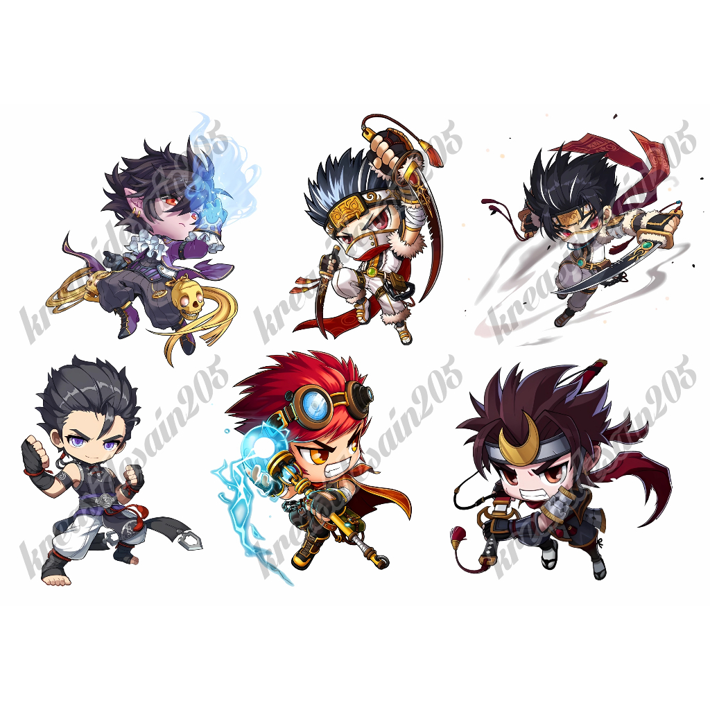 

stiker anime /maple story /stiker laptop /stiker hp /stiker kulkas / stiker chibi