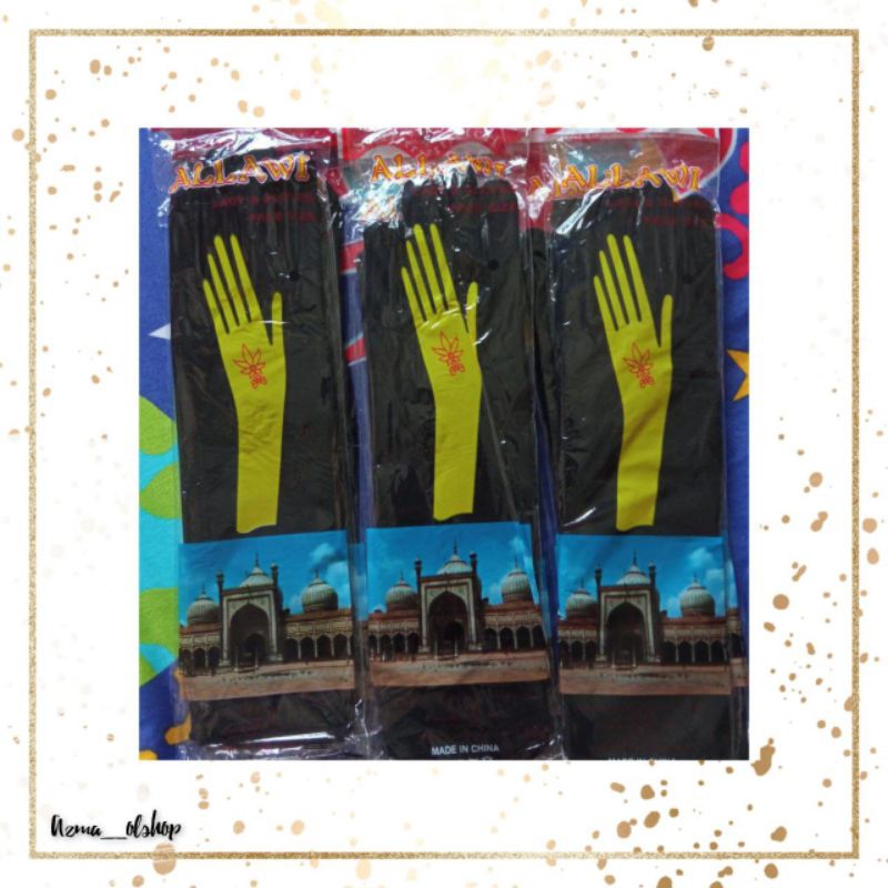 kaos tangan/sarung tangan Muslimah Al Lawi