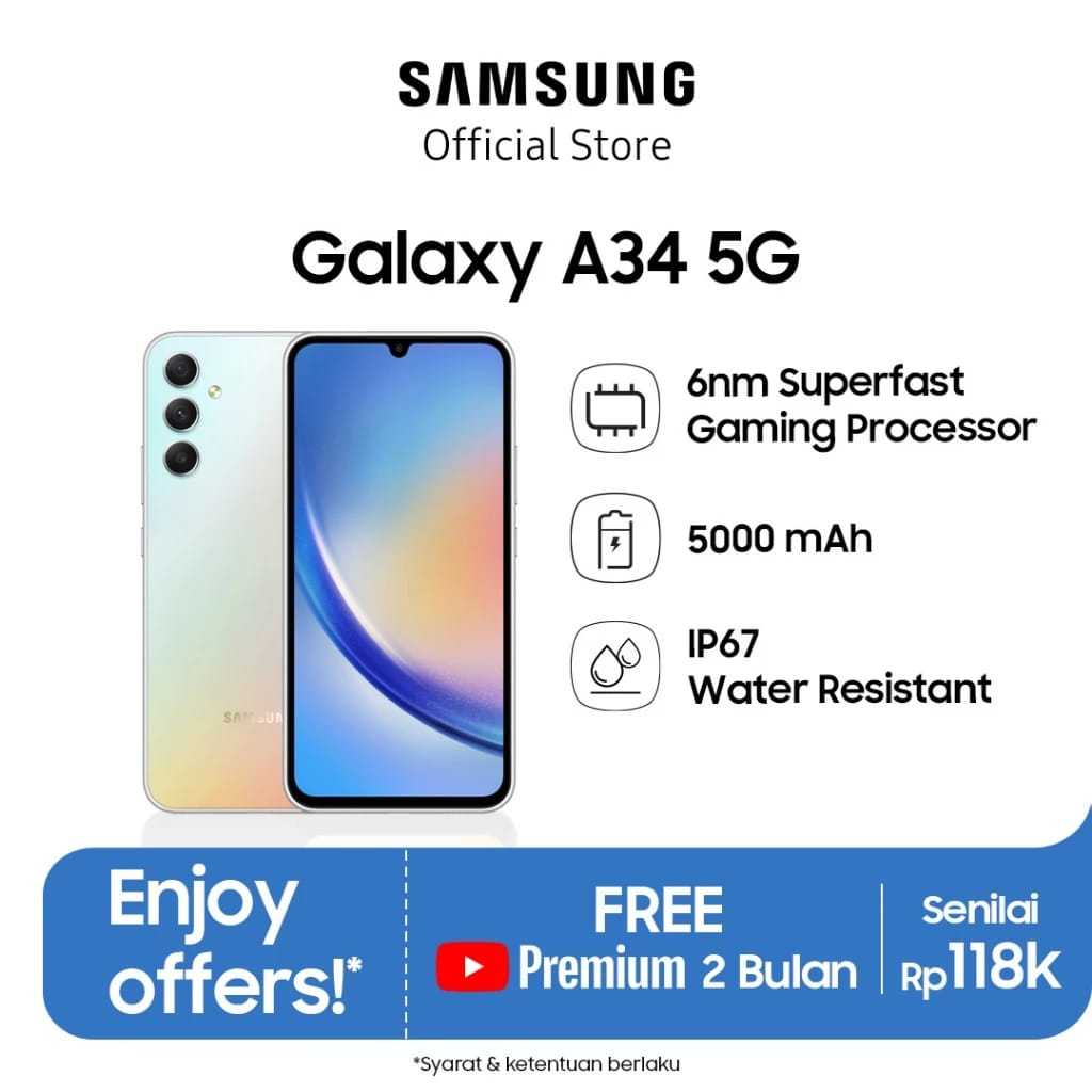 Samsung A34 8/256G