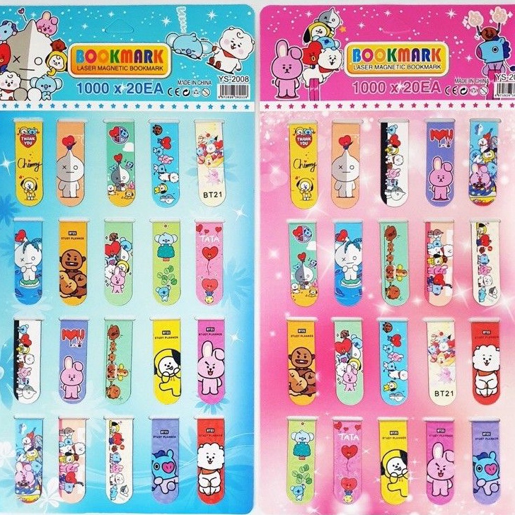

Mainan bookmarkpembatas isi 2pcs