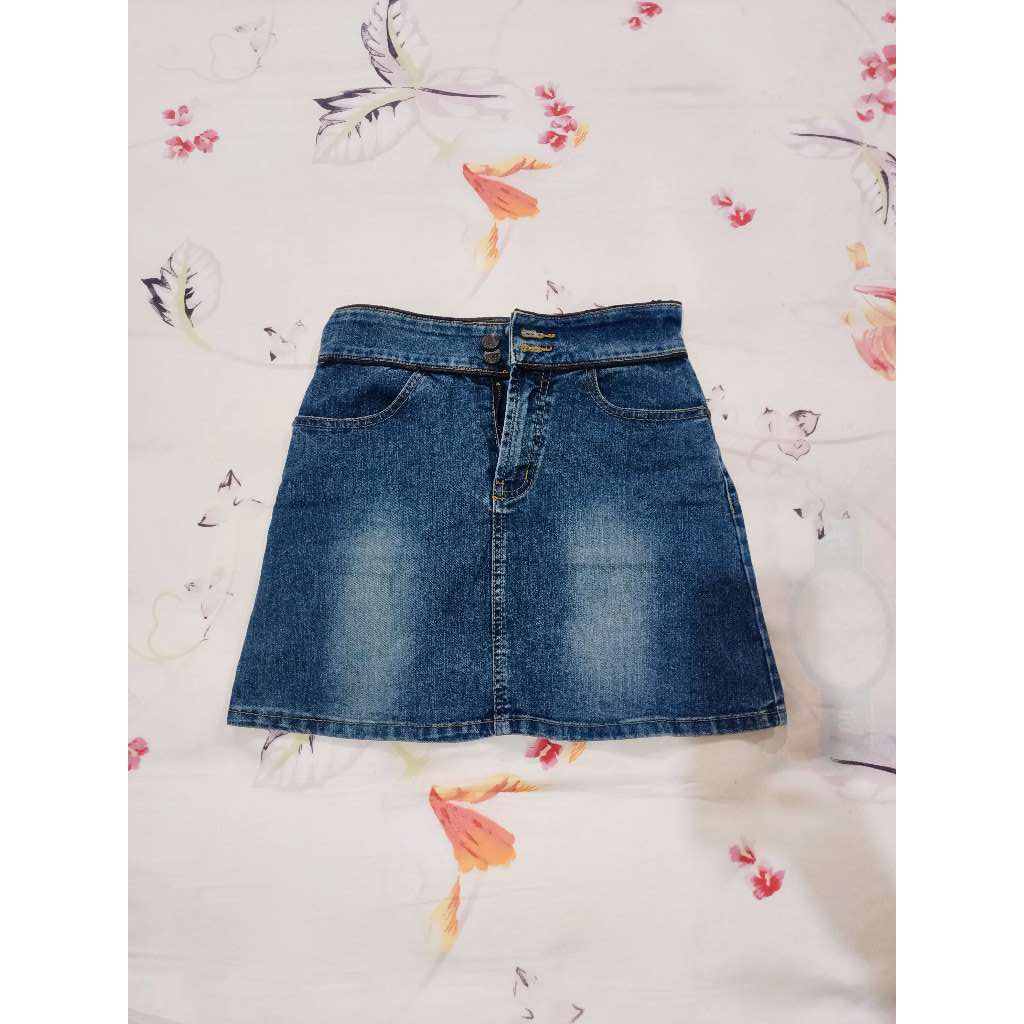 Denim Skirt rok pendek mini jeans