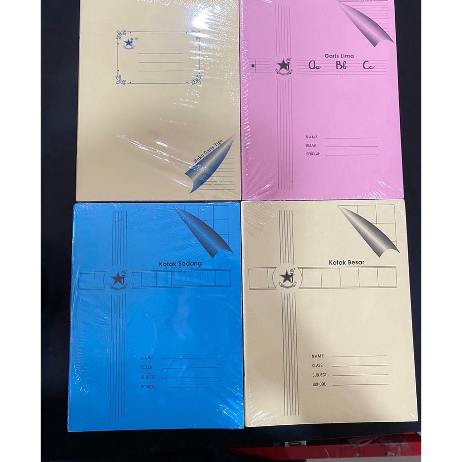 

BUKU PAUD BUKU TK BUKU GARIS TIGA BUKU GARIS LIMA BUKU KOTAK BESAR BUKU KOTAK SEDANG