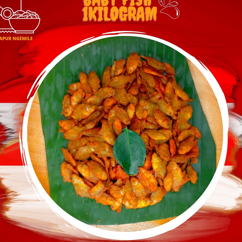 

Serba Murah 1Kg Baby Fish Crispy RASA PEDES JERUK BALADO JERUK ORIGINAL ASIN