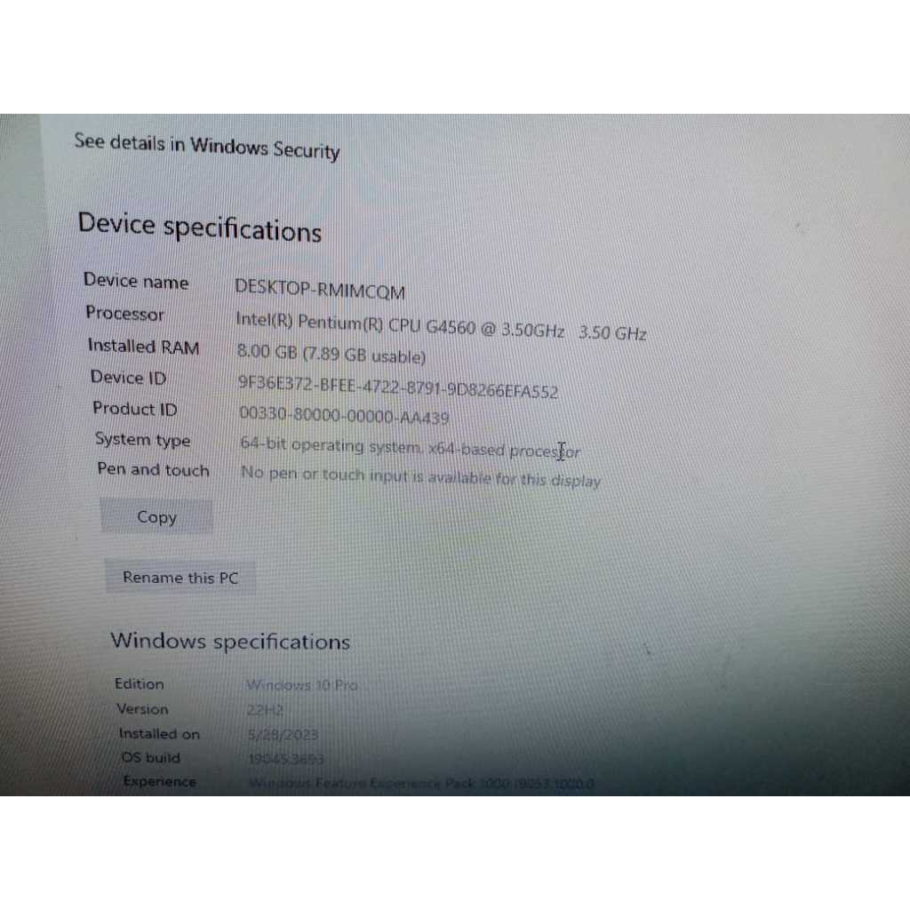 Intel G4560 soket 1151