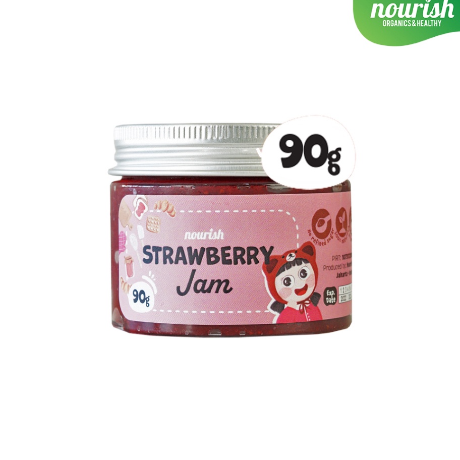 

STRAWBERRY JAM VEGAN SELAI STRAWBERRY RENDAH KALORI TANPA GULA PASIR 9gr