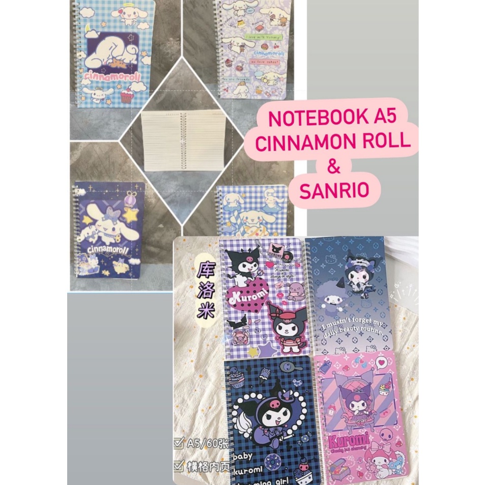 

Terbaru NOTEBOOK A5 CINNAMOROLL BUKU TULIS A5 SANRIO ISI 6 LEMBAR