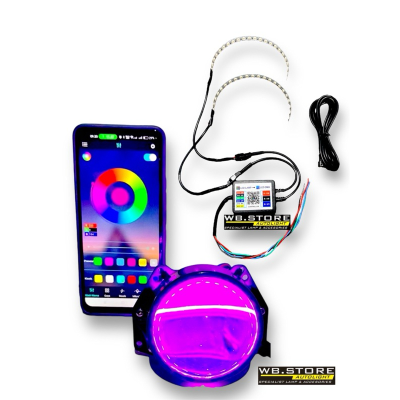 DEVIL Eye/DEMON Eye WRGB MATRIX RUNNING Welcome light DEMON EYE RGB MATRIX VINYX DEMON EYE 360 DEVIL