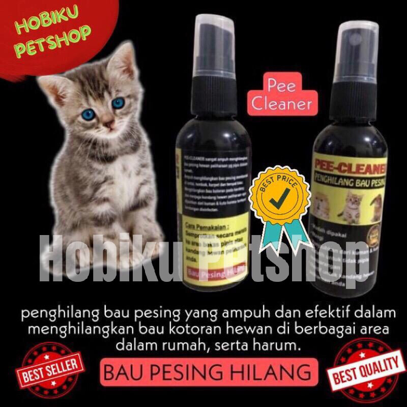 PEE CLEANER PENGHILANG BAU KOTORAN HEWAN PIPIS, PUP & DISINFECTAN KANDANG HEWAN PELIHARAAN ANDA (KUC
