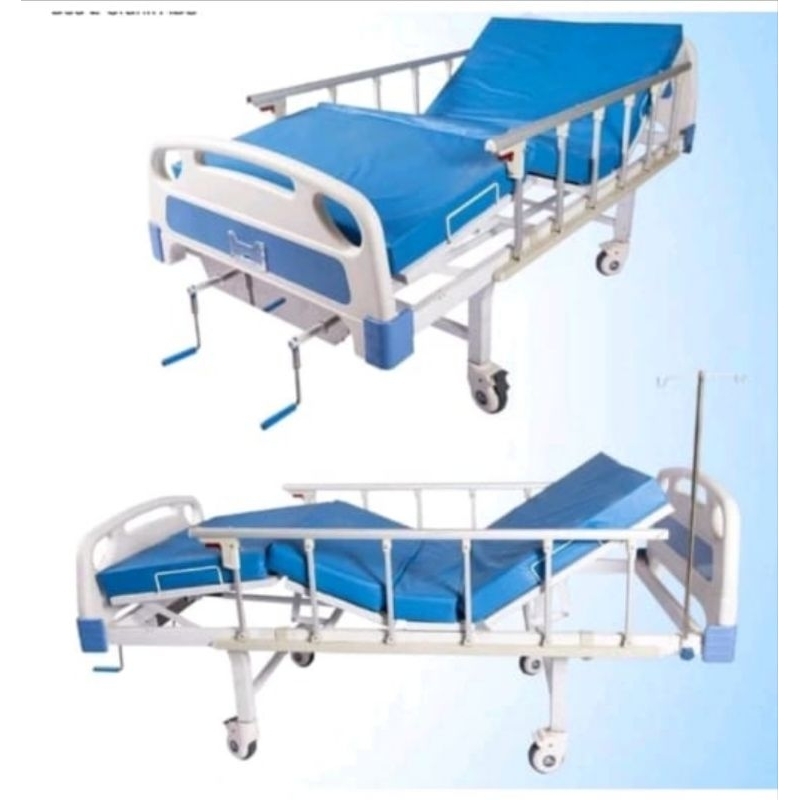 Bed Pasien // Bed RS // 2n1 // 2 crankl // Preloved