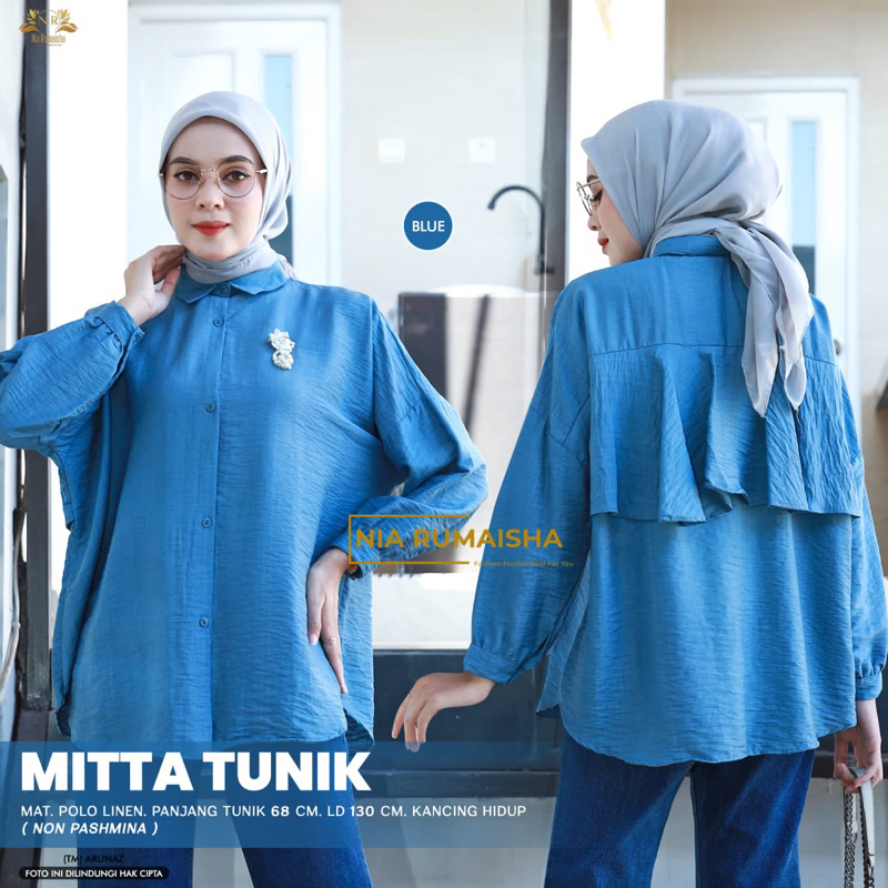 Mita Tunik Linen Jumbo