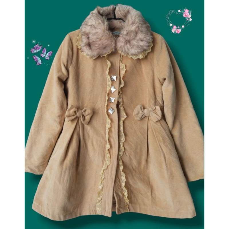 Coat Wool Renda Megar