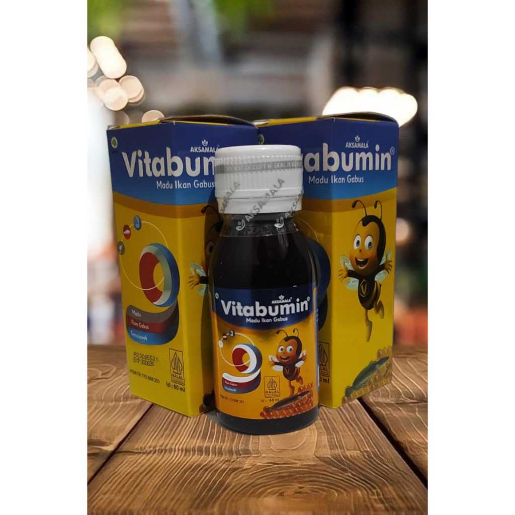 

Harga Termurah !! VITABUMIN - Madu Ikan Gabus - Herbal Alami 100% Original