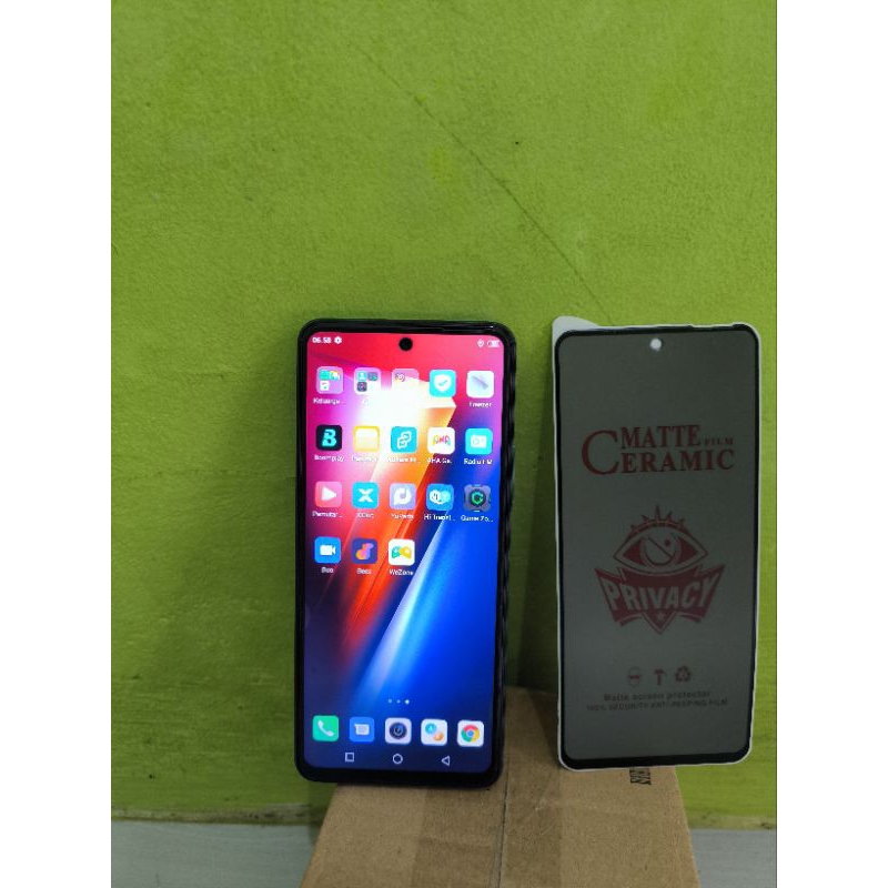Infinix Hot 11s NFC 6/128gb Helio G88 second original shoppe mall