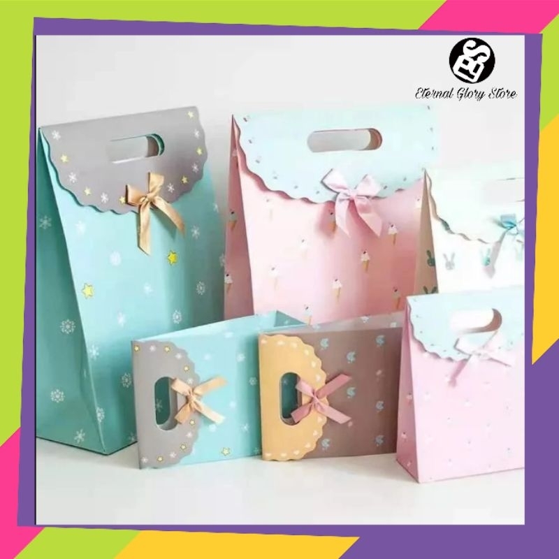 

PAPER BAG 32X24X10 / BINGKISAN KADO HADIAH / TEMPAT HADIAH