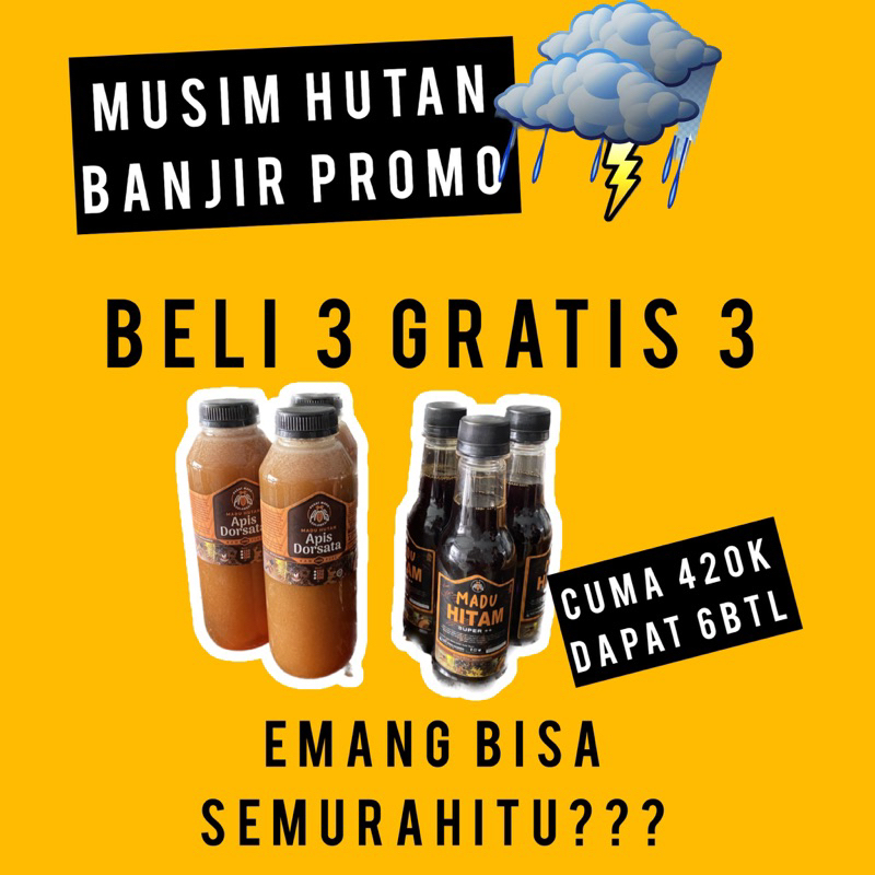 

BELI 3 GRATIS 3 MADU HUTAN PROMO
