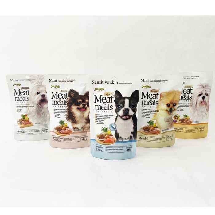 JERHIGH MEAT AS MEALS 45GR ALL VARIAN / SNACK UNTUK ANJING