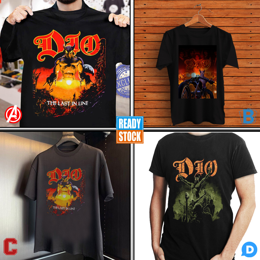 Kaos Dio Band Tshirt 100% Cotton