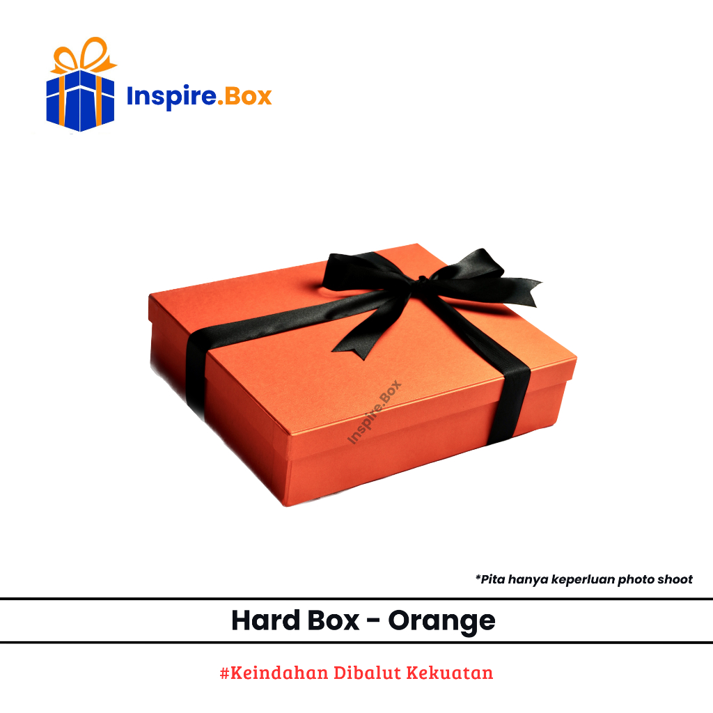 

Hard Box 25 35 10 - Gift Box 25x35x10 - Kotak Kado Orange