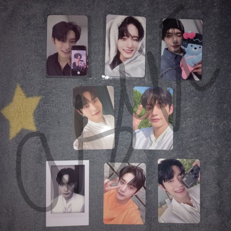 AAB JIWOONG Melting Point & Youth in The Shade (Ktown Mirror, Makestar Bunny, Muplant kakao, mini l 